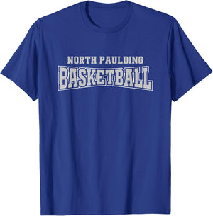 North Paulding High School Basketball Warp HS T-Shirt - T-Shirt | Royal