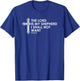 Psalm 23 The Lord is my shepherd; I shall not want T-Shirt - T-Shirt | Royal