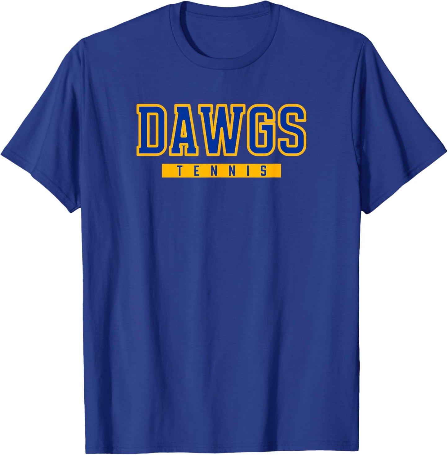 Copperas Cove Dawgs Tennis T-Shirt - T-Shirt | Royal