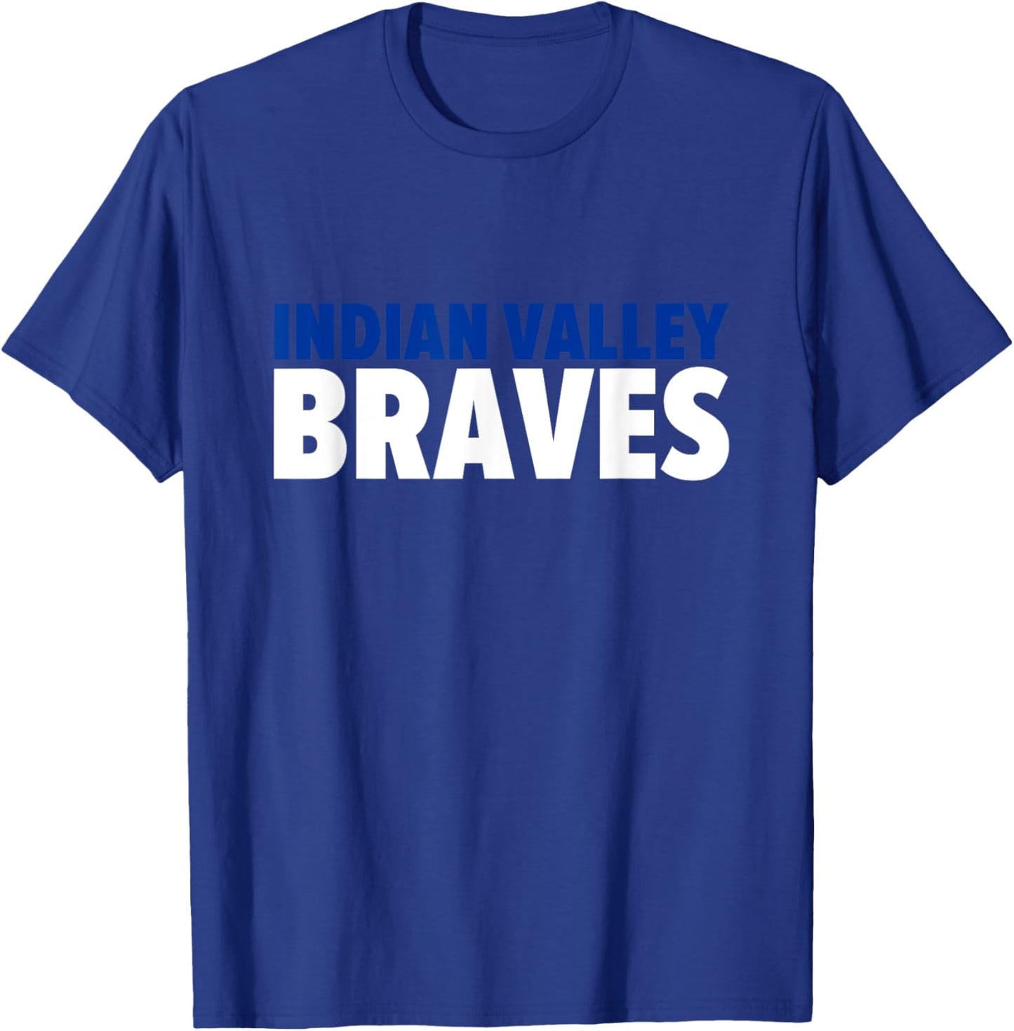 Indian Valley Braves Bold T-Shirt - T-Shirt | Royal