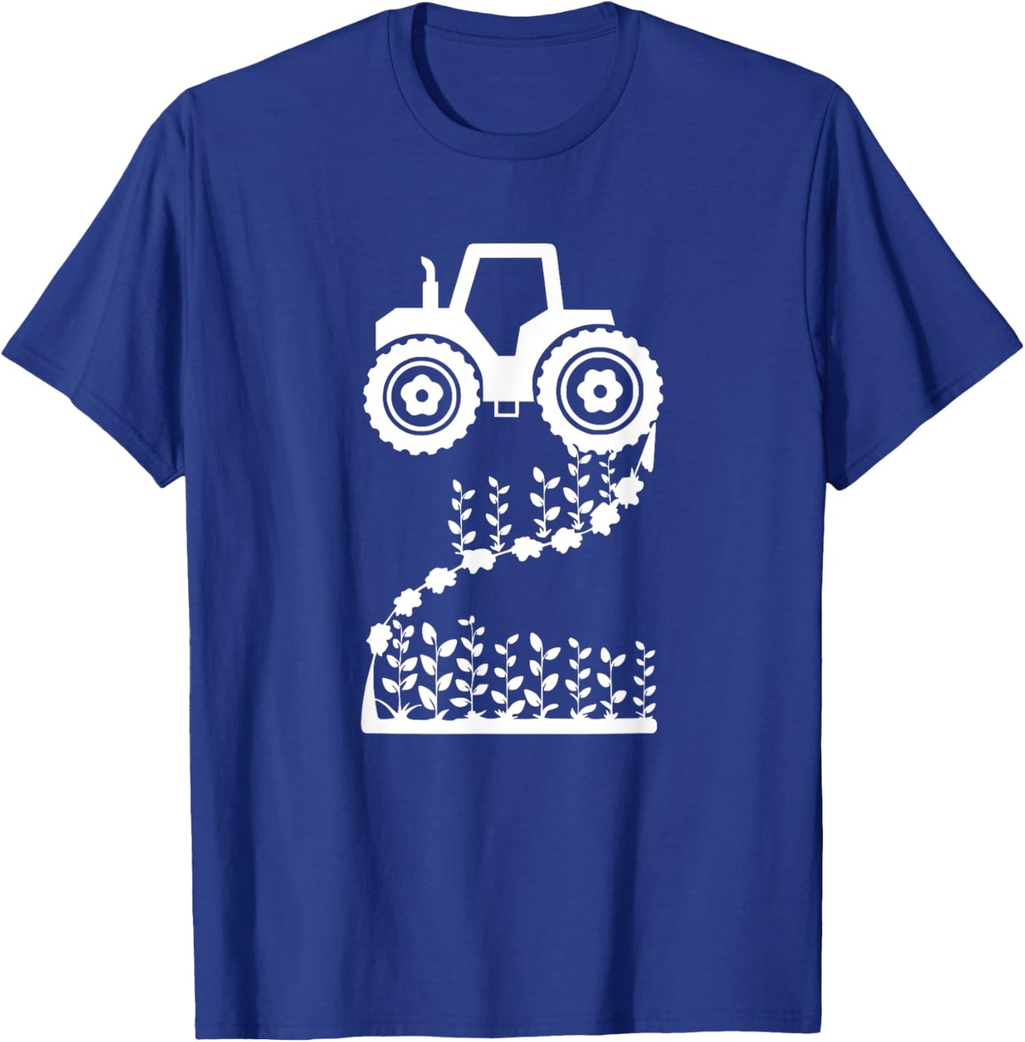 Number 2 Themed 2nd Birthday Tractor Design For Farmer Kids T-Shirt - T-Shirt | Royal
