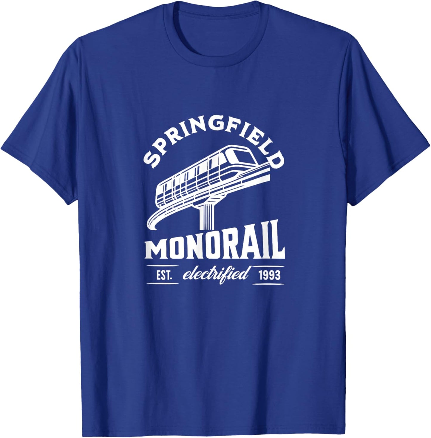 Springfield Monorail - Est. 1993 T-Shirt - T-Shirt | Royal