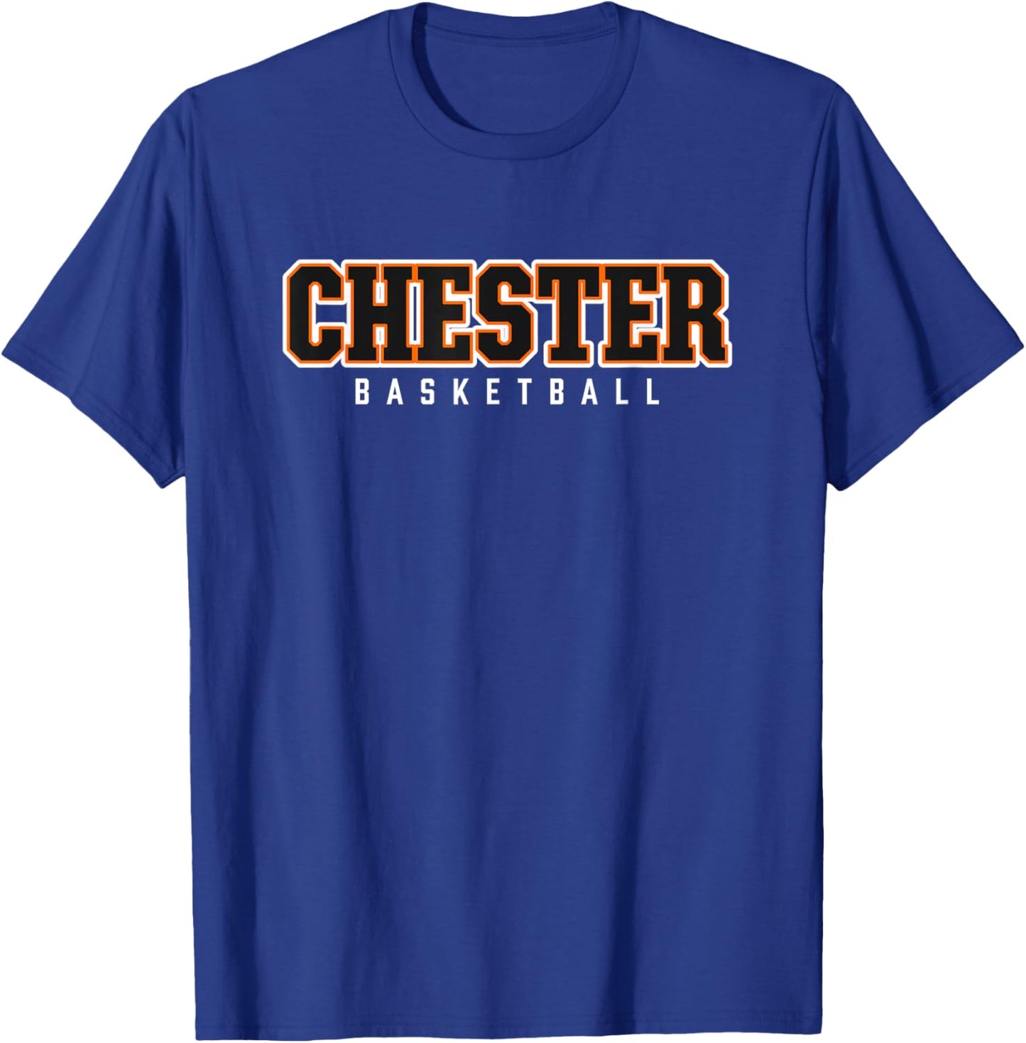 Chester High School Basketball T-Shirt - T-Shirt | Royal