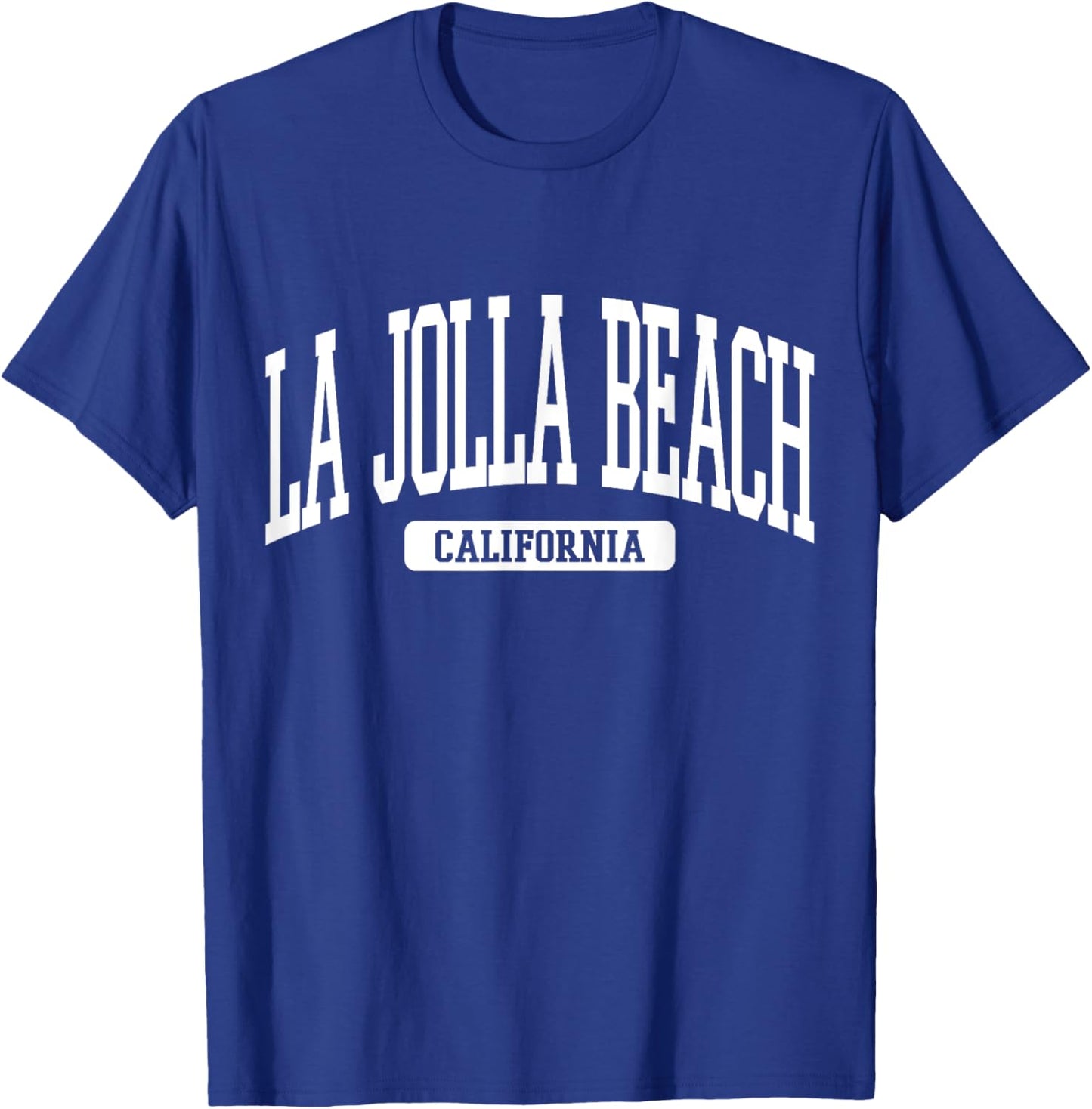 La Jolla Beach California Souvenir Beach, Retro, Vintage T-Shirt - T-Shirt | Royal