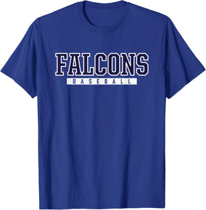 Foothill Falcons Baseball T-Shirt - T-Shirt | Royal