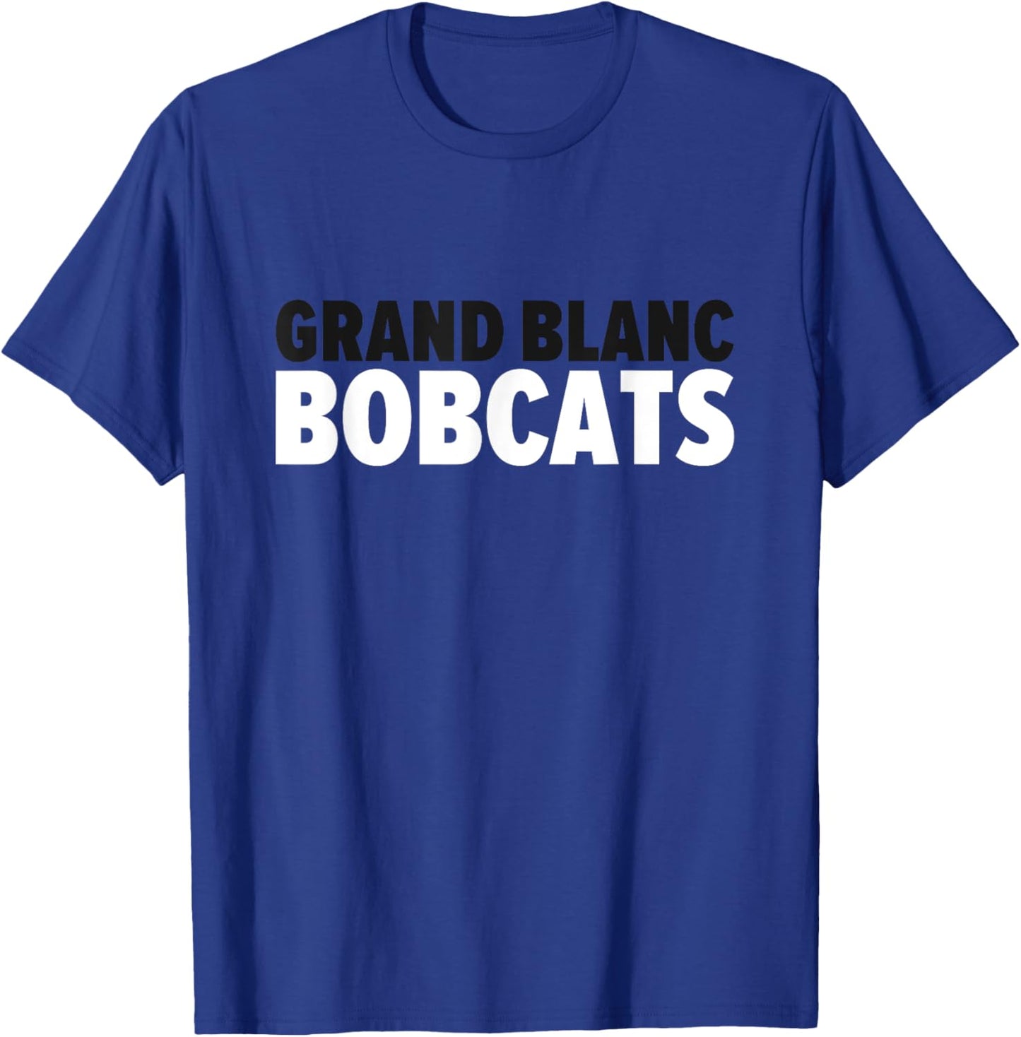 Grand Blanc Bobcats Bold T-Shirt - T-Shirt | Royal