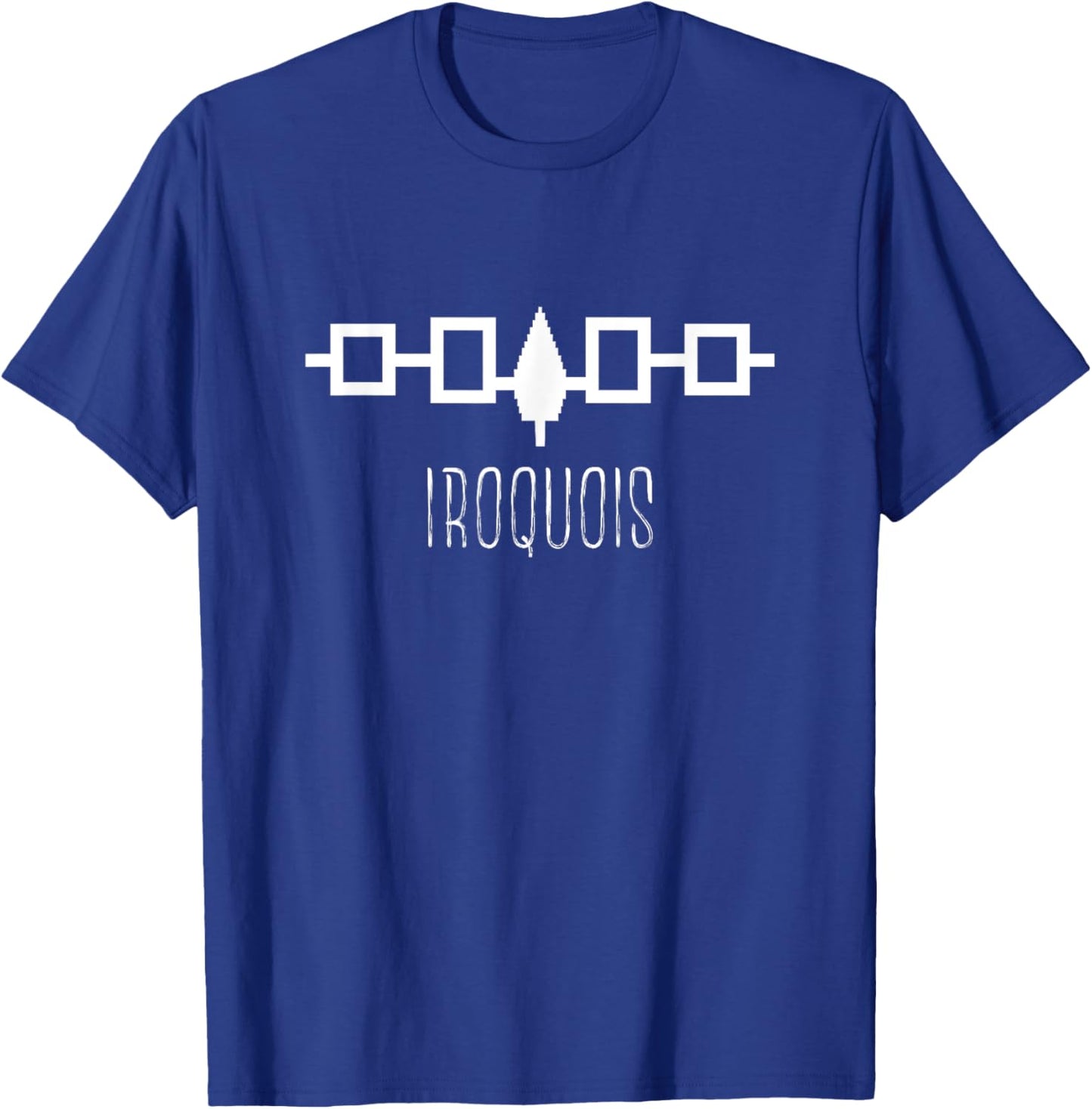 Iroquois Flag Haudenosaunee Iroquoian Tribe Pride T-Shirt - T-Shirt | Royal