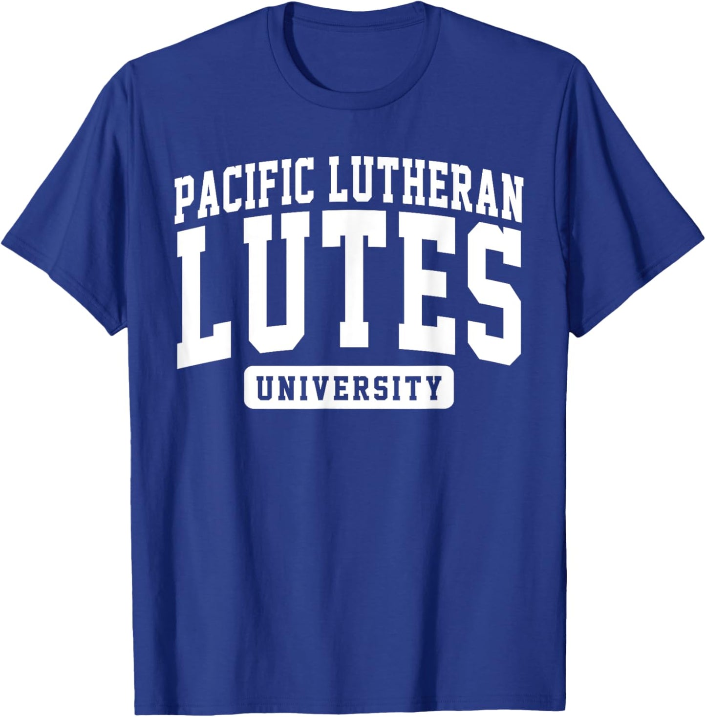 Pacific Lutheran University Lutes Arch Vintage Classic T-Shirt - T-Shirt | Royal