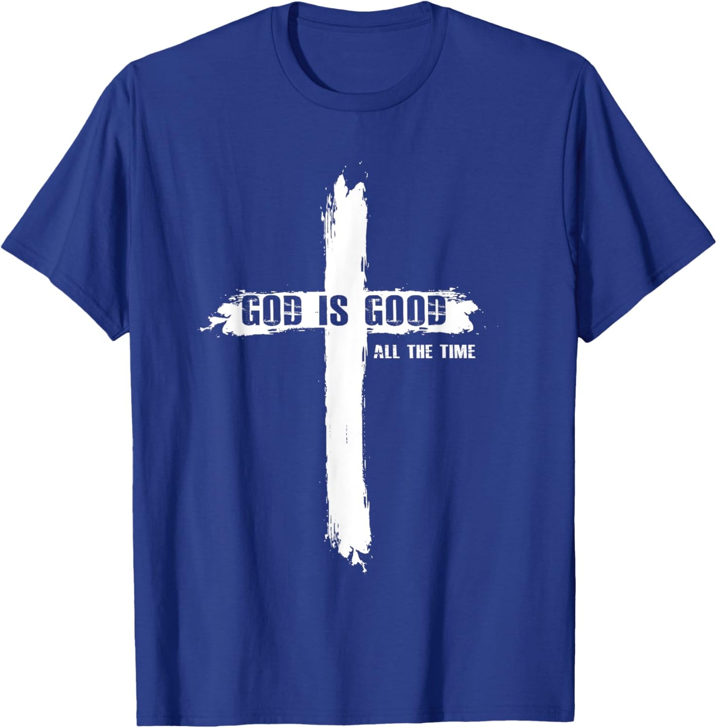 God Is Good Cross Funny Christian Shirt Women T-Shirt - T-Shirt | Royal