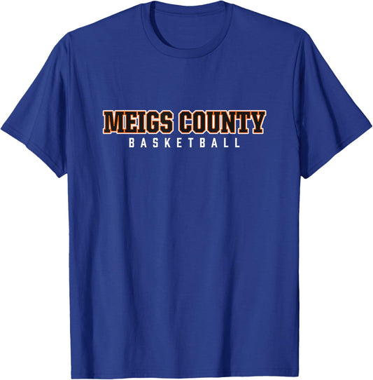 Meigs County High School Basketball T-Shirt - T-Shirt | Royal