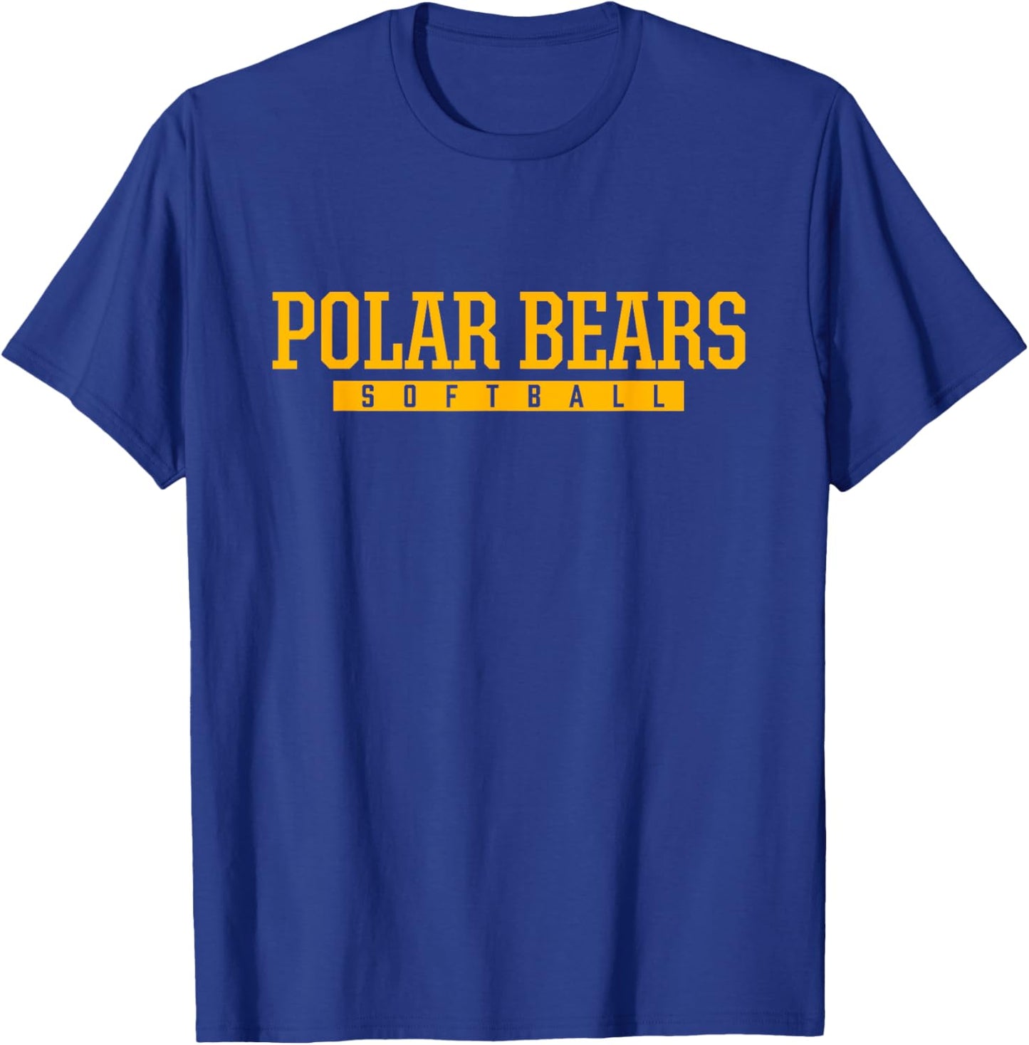 Creston Polar Bears Softball HS T-Shirt - T-Shirt | Royal