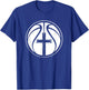 Christian Basketball Apparel Christian Basketball -Adults Black Small Short Sleeve T-Shirt - T-Shirt | Royal