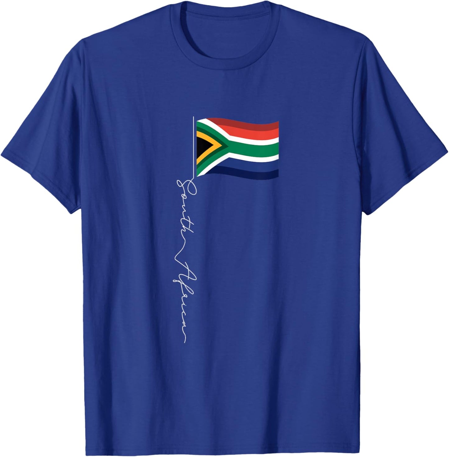 South Africa Signature Flag Pole - South African Flag T-Shirt - T-Shirt | Royal