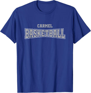 Carmel High School Basketball Warp HS T-Shirt - T-Shirt | Royal