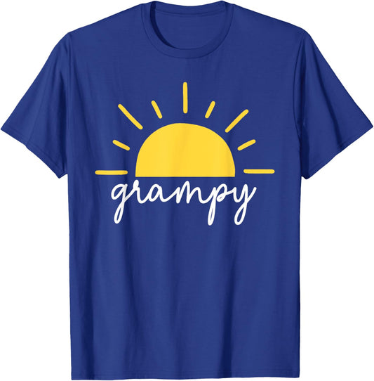 Grampy of the 1st Birthday First Trip Around the Sun Party T-Shirt - T-Shirt | Royal