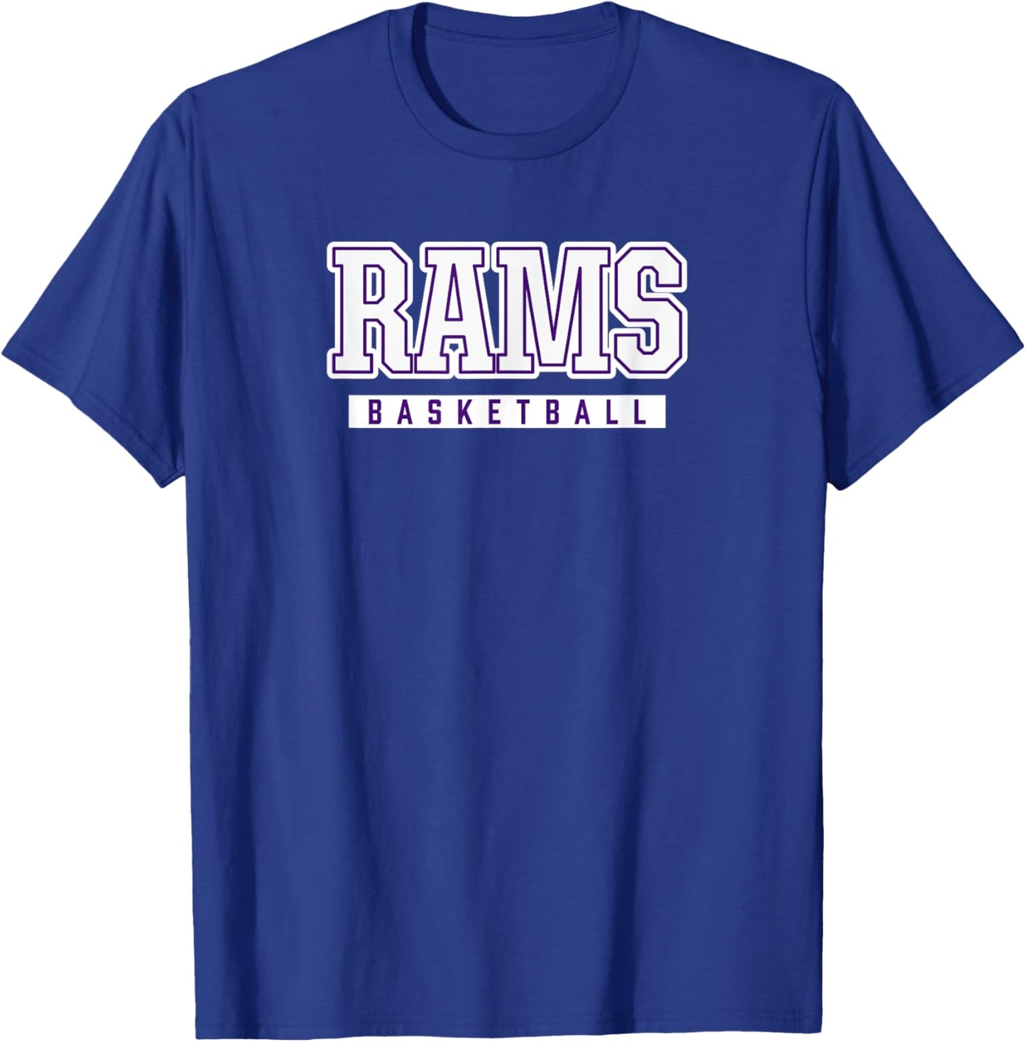 Rams Basketball North Thurston High School T-Shirt - T-Shirt | Royal
