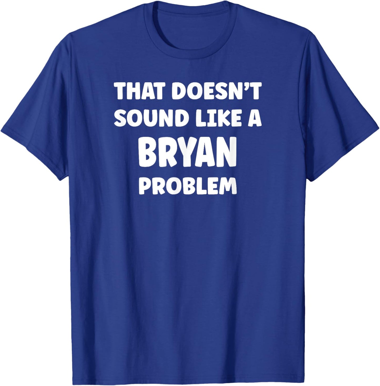BRYAN Personalized Custom Boys BRYAN Name T-Shirt - T-Shirt | Royal