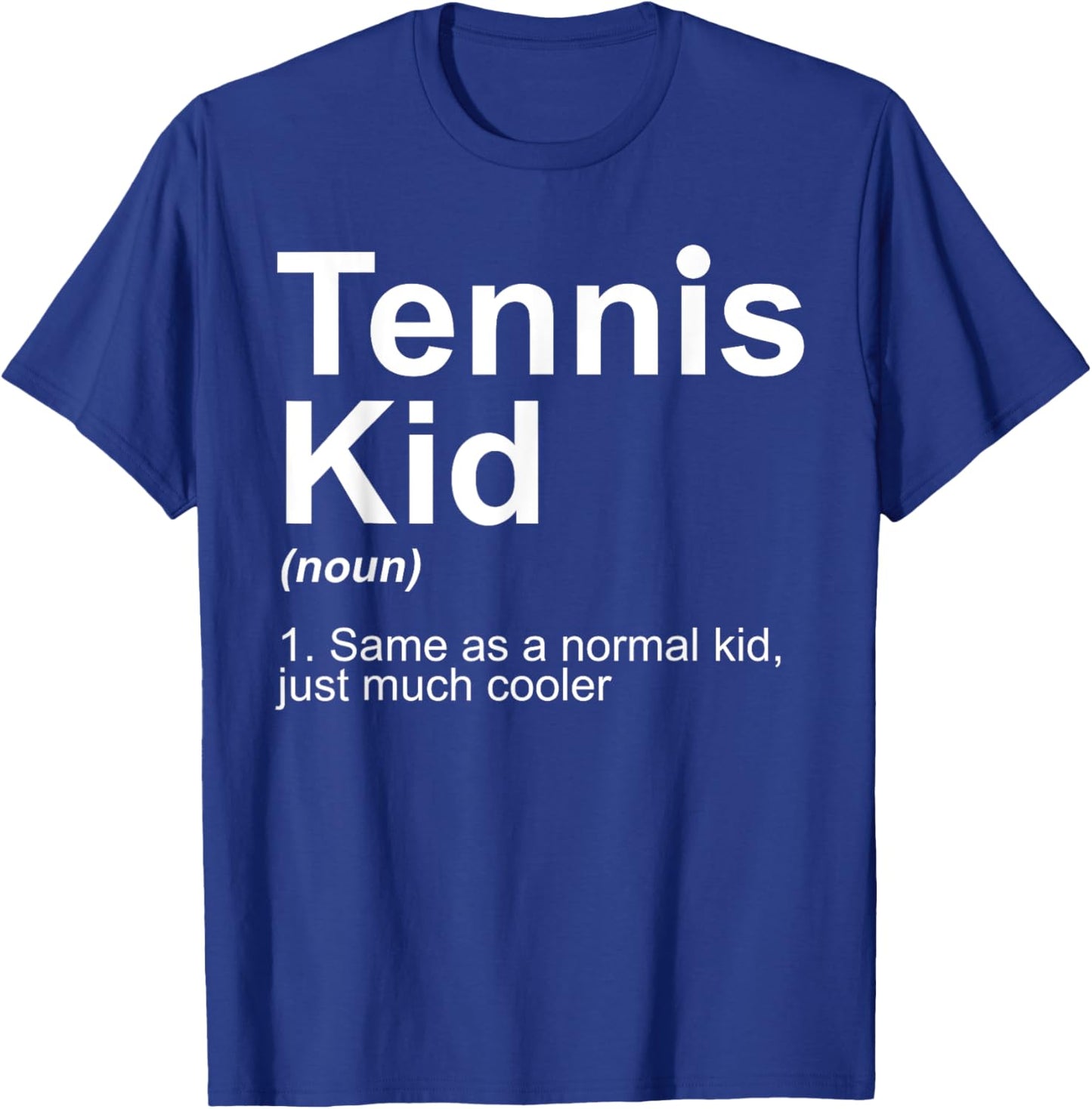 Tennis Kid Art For Boys Kids Girl Tennis Lover Tennis Player T-Shirt - T-Shirt | Royal
