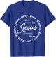 A Little More Like Jesus a Little Less Like Me T-Shirt - T-Shirt | Royal