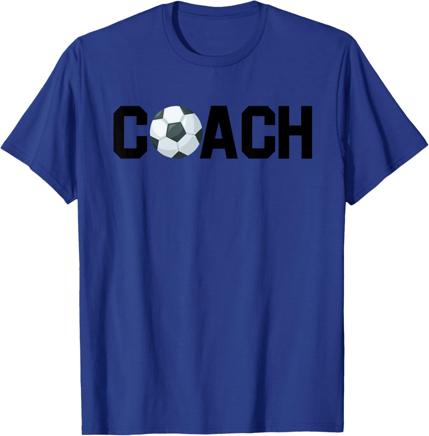 Soccer Coach Funny Football Trainer Baller Field Game Outfit T-Shirt - T-Shirt | Royal