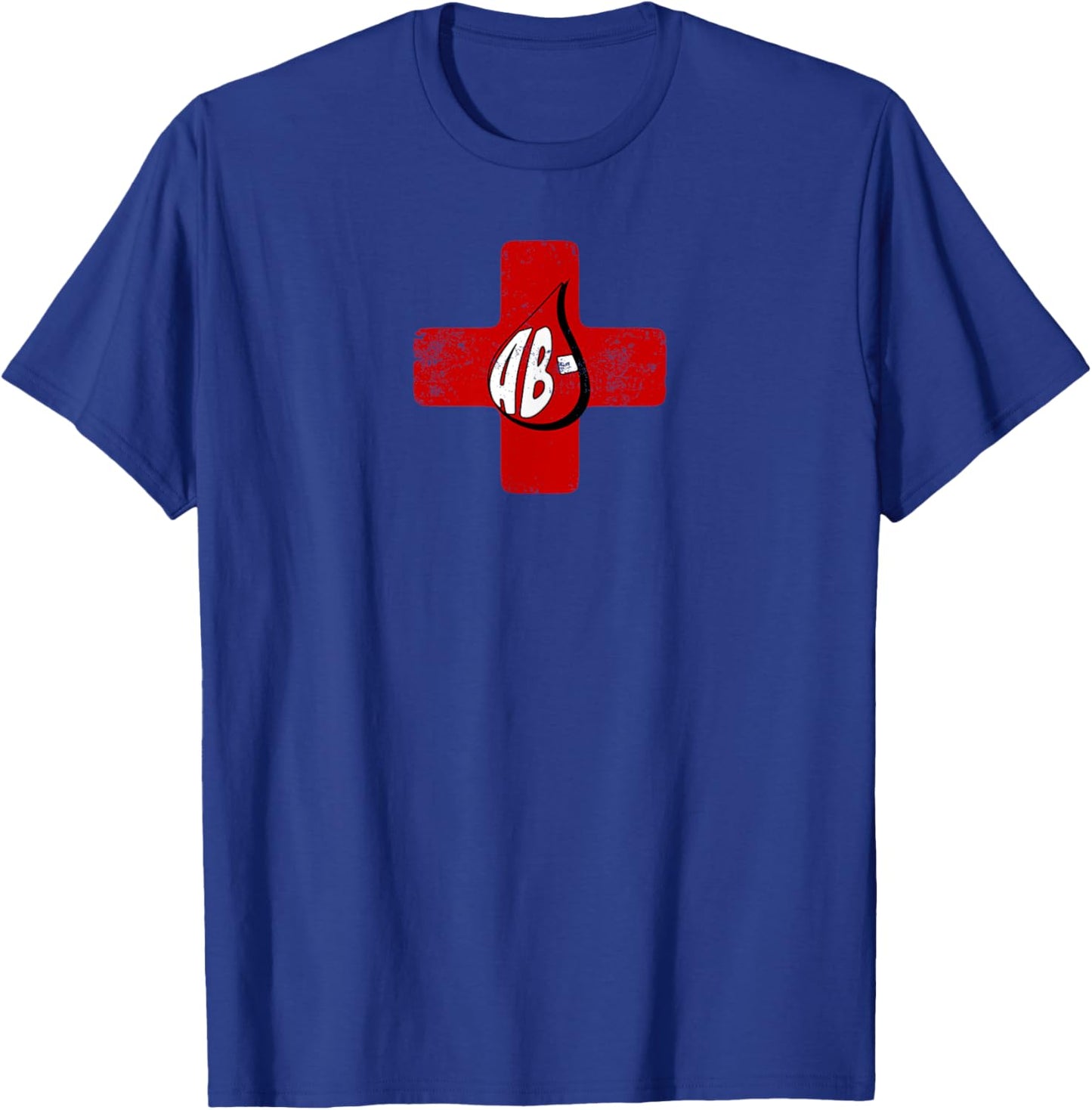My Blood Type Is AB negative AB - Blood Type Medical Symbol T-Shirt - T-Shirt | Royal