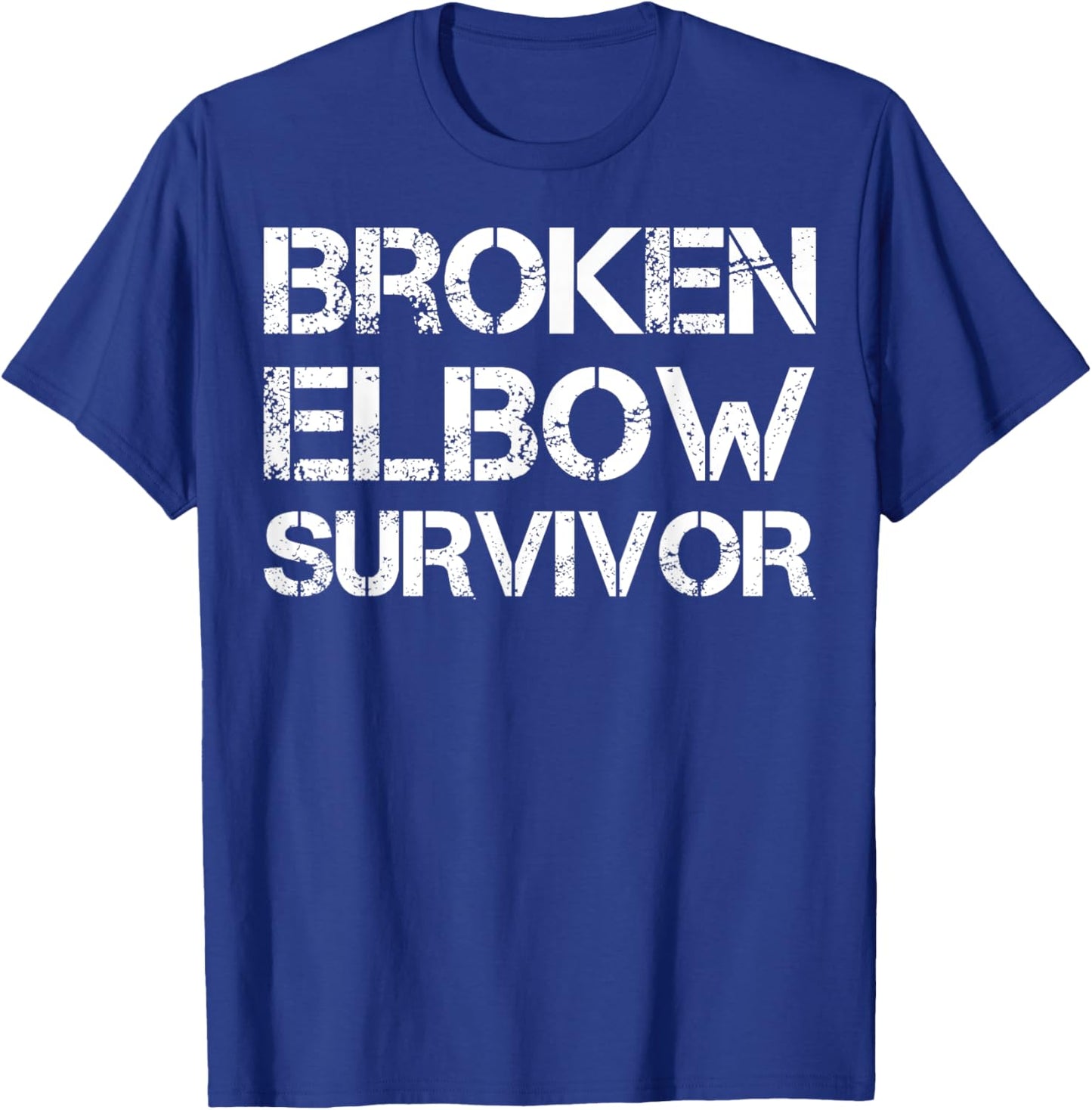 Broken Elbow Survivor T-Shirt - T-Shirt | Royal