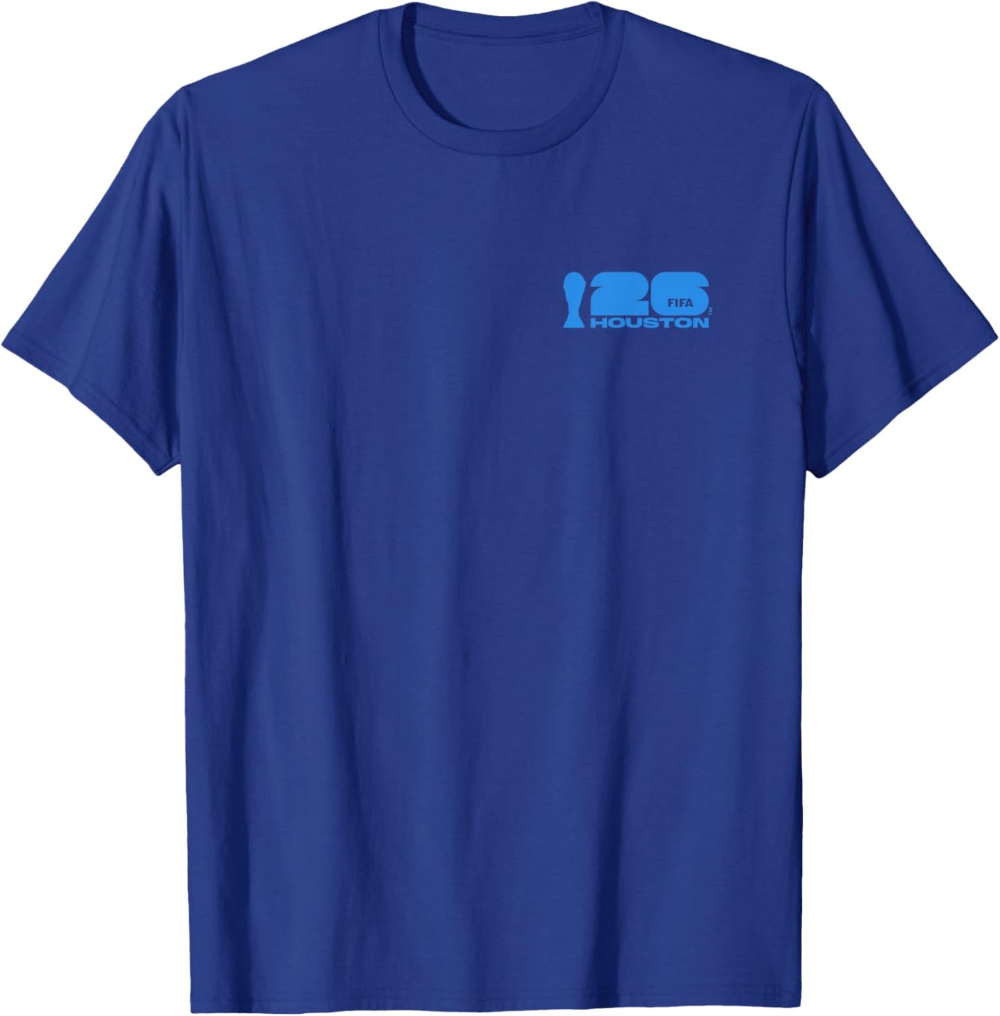 FIFA World CUP26 Houston Poster T-Shirt - T-Shirt | Royal