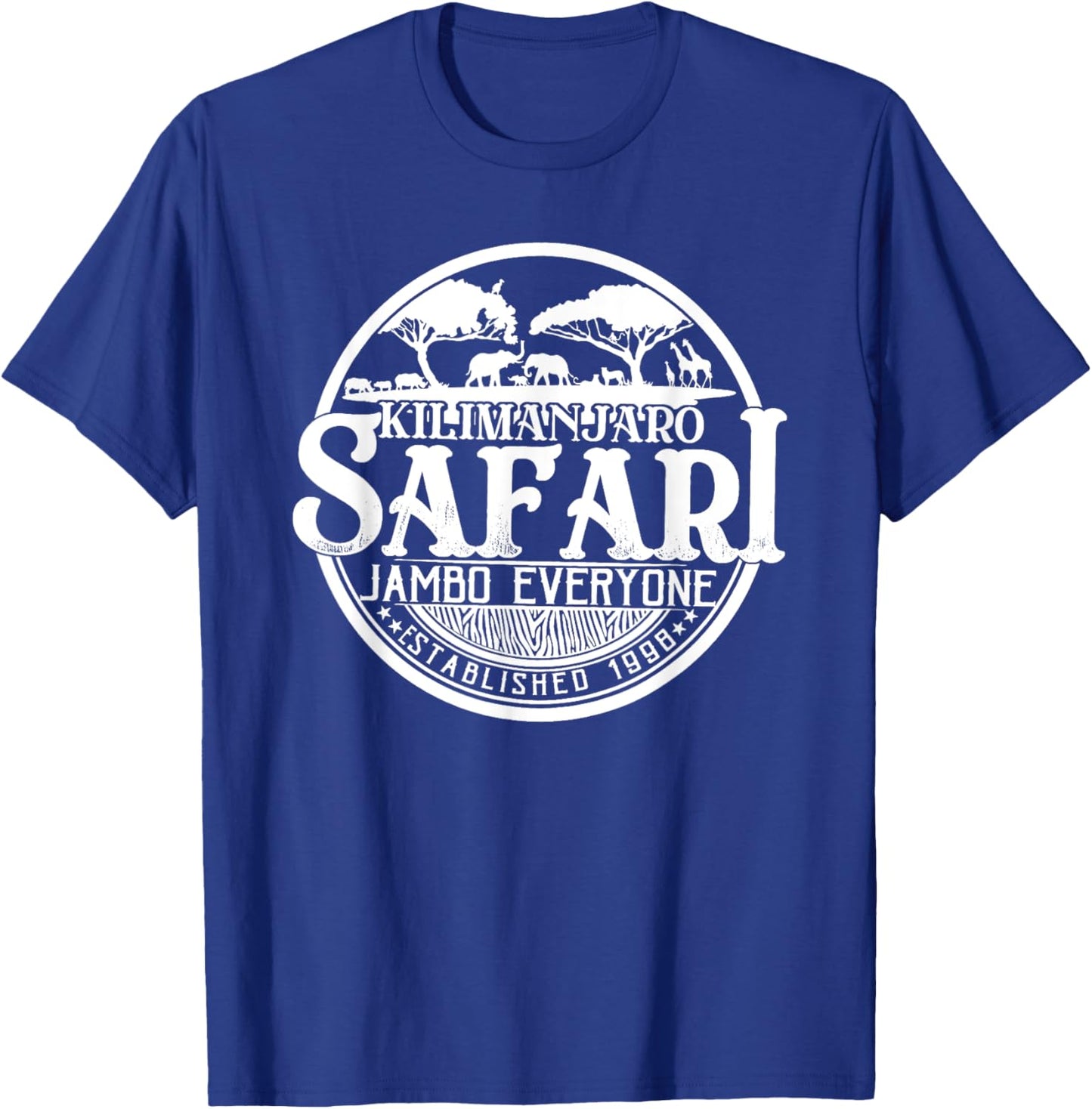 Family Journey to Kilimanjaro Animal Safari, Theme Park T-Shirt - T-Shirt | Royal