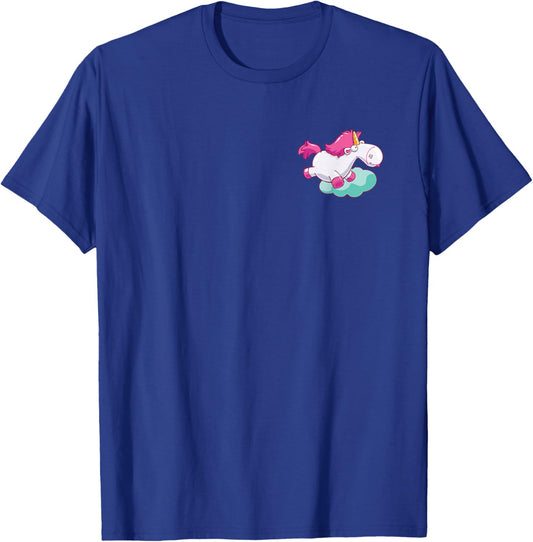 Minions Fluffy The Unicorn Front & Back T-Shirt - T-Shirt | Royal