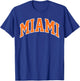 Retro Miami Men Miami Women Vintage Classic Orange Green FL T-Shirt - T-Shirt | Royal
