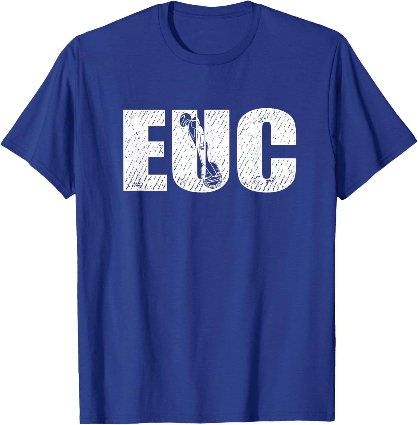 Vintage EUC Electric Unicycle Monowheel T-Shirt - T-Shirt | Royal