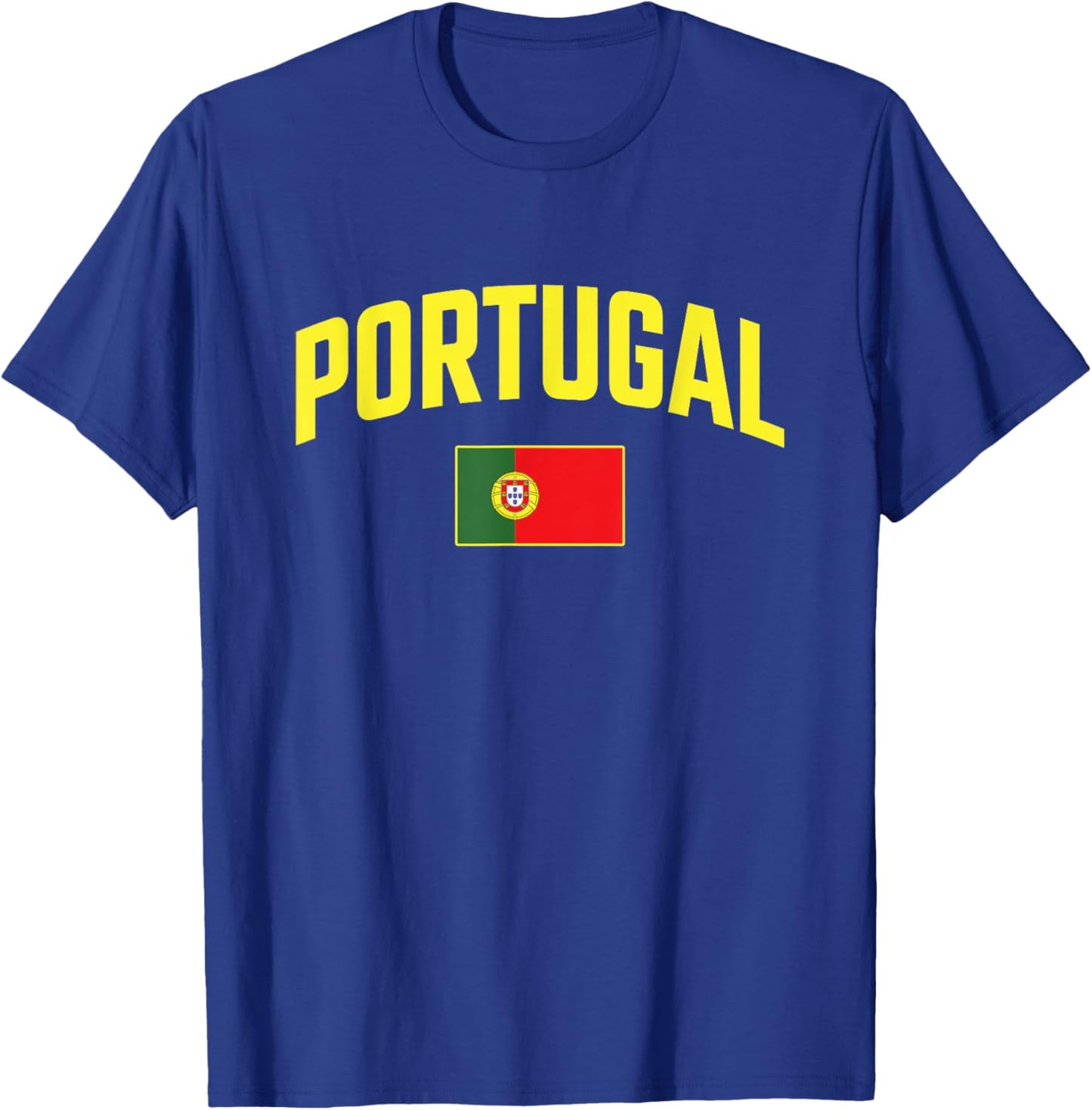 Portugal - Flag of Portugal - Throwback Design T-Shirt - T-Shirt | Royal