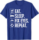 Eye Surgeon Art Women Eye Doctor Ophthalmologist T-Shirt - T-Shirt | Royal