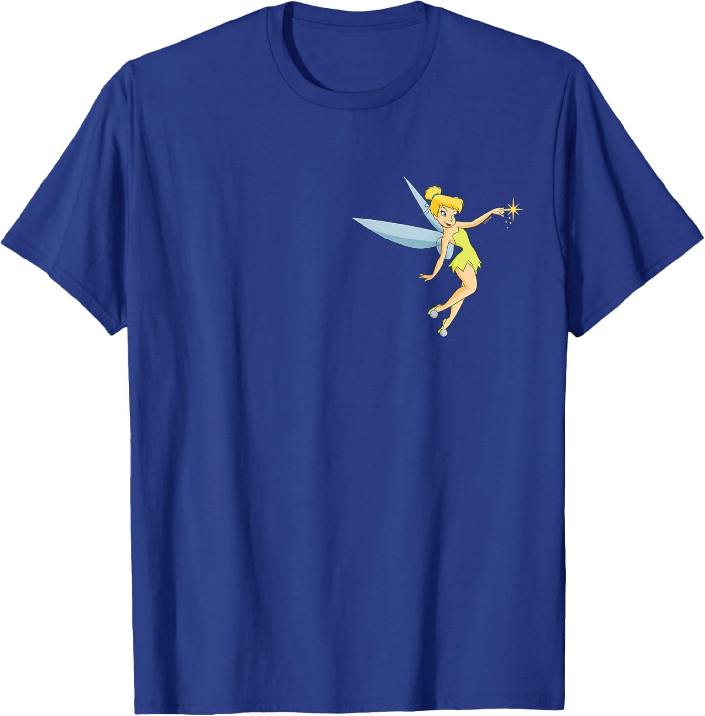 Disney Tinker Bell Neverland Fairy Classic Pose Pocket Logo T-Shirt - T-Shirt | Royal
