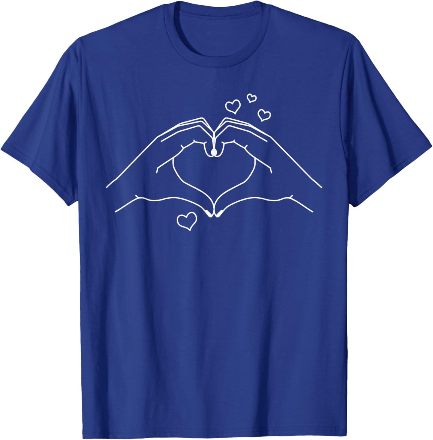 Retro Taylor First Name Girl Vintage 70's 80's Heart Hands T-Shirt - T-Shirt | Royal