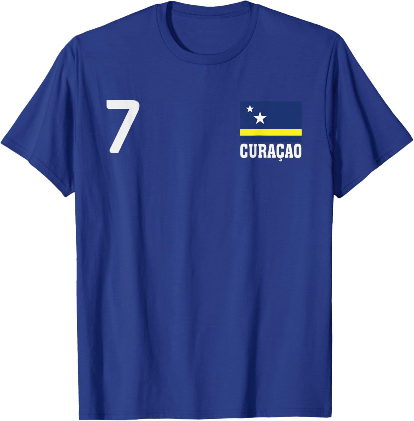 Curacao Nummer Nationalflagge Country Pride Heritage T-Shirt - T-Shirt | Royal