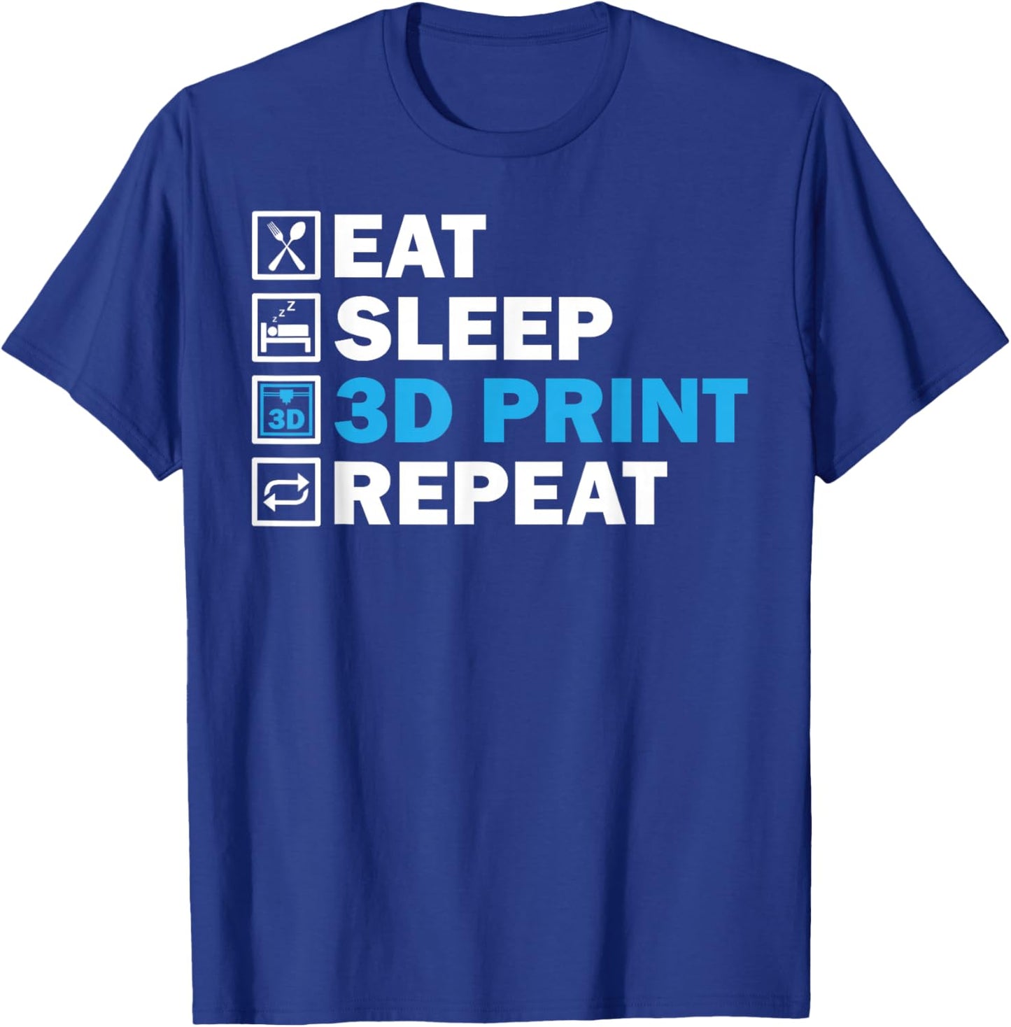3D Printing Art Women 3D Printer Lover 3D Printing T-Shirt - T-Shirt | Royal