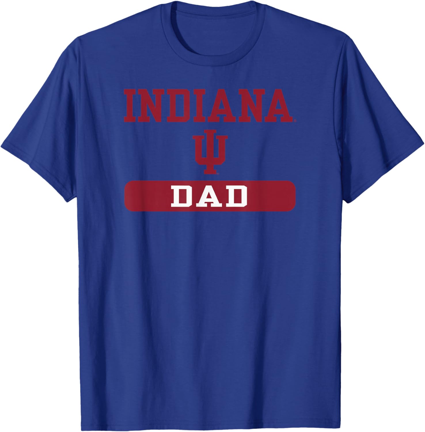Indiana Hoosiers Dad Officially Licensed T-Shirt - T-Shirt | Royal