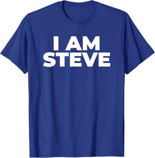 I Am Steve T-Shirt - T-Shirt | Royal