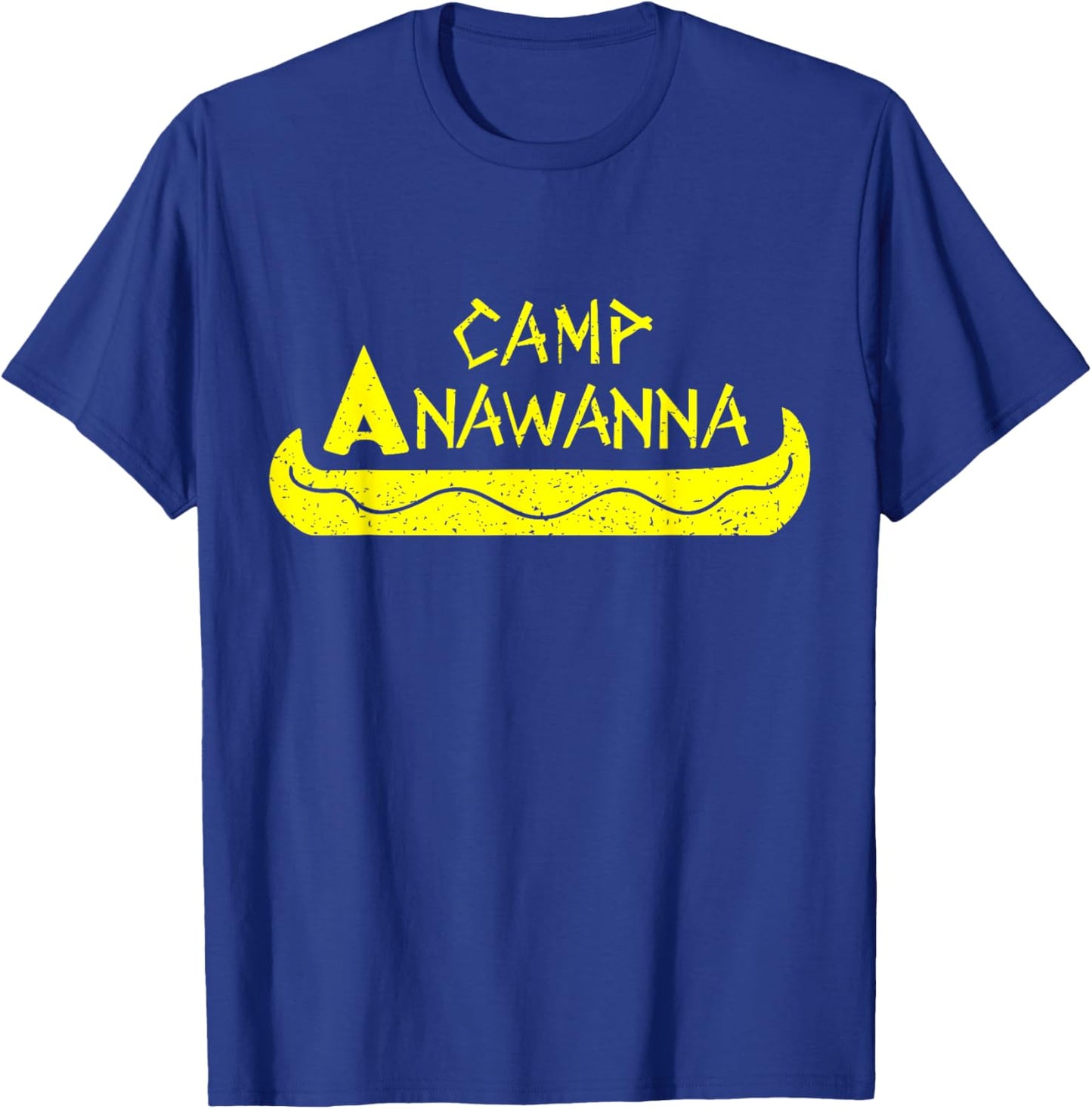Camp Anawanna Outfits -Adults Vintage Black Small Classic Fit Short Sleeve T-Shirt - T-Shirt | Royal