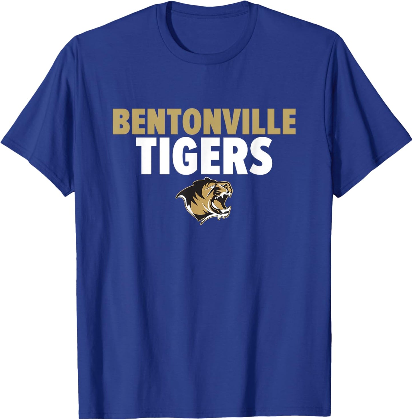 Bentonville Tigers Logo Bold HS T-Shirt - T-Shirt | Royal