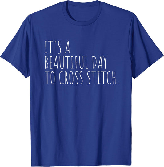 Cross Stitch Hobby Funny Crafting Cross Stitching T-Shirt - T-Shirt | Royal