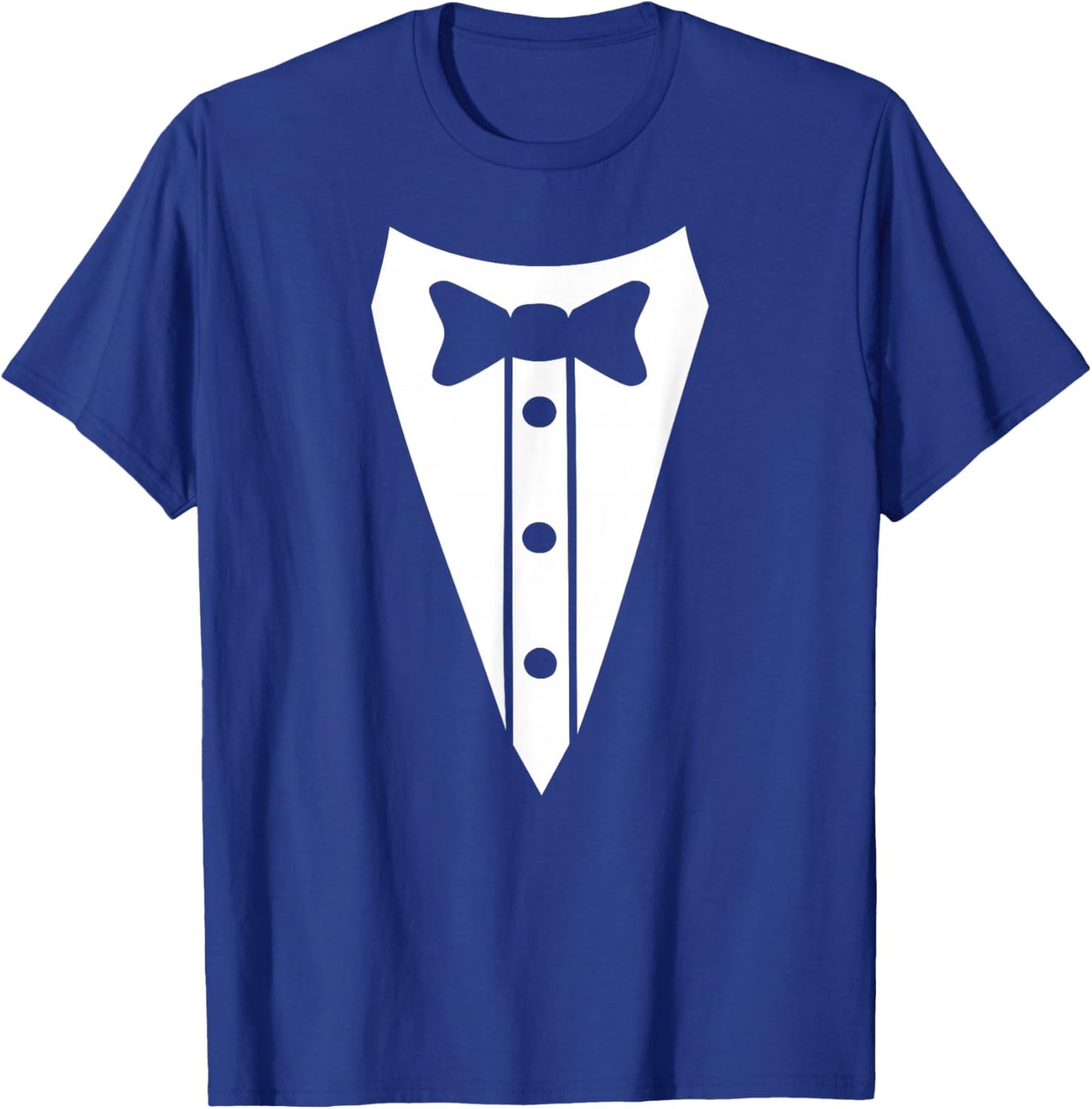 Anzug Aufdruck mit Fliege Smoking Hemd Ersatz festliches T-Shirt - T-Shirt | Royal