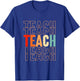 Funny Techer Design Women School Teaching Lover T-Shirt - T-Shirt | Royal