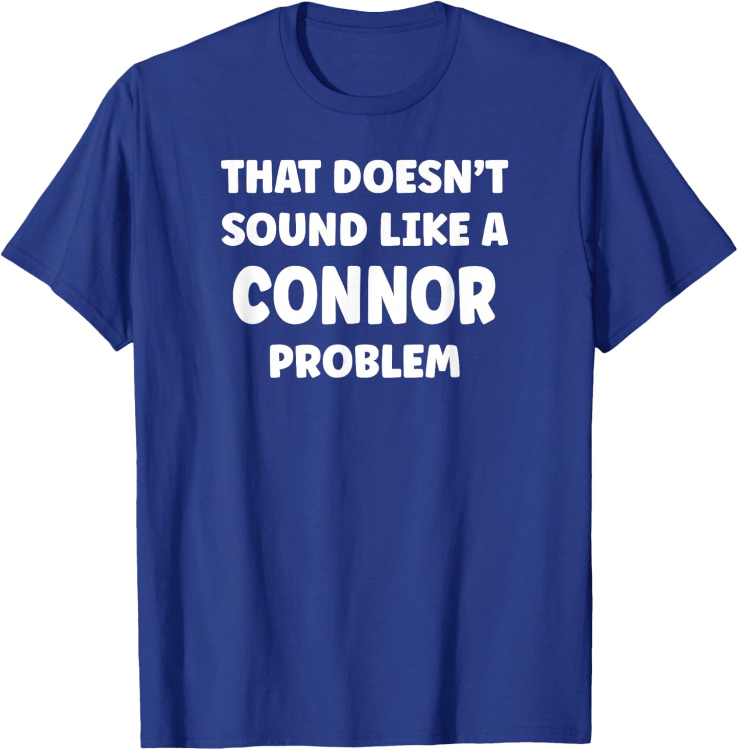 Connor Personalized Custom Boys Connor Name T-Shirt - T-Shirt | Royal