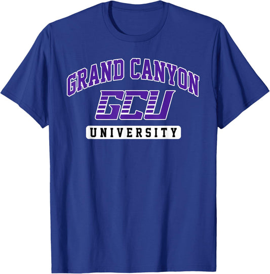 Grand Canyon University Arch Vintage Athletics Men Women T-Shirt - T-Shirt | Royal