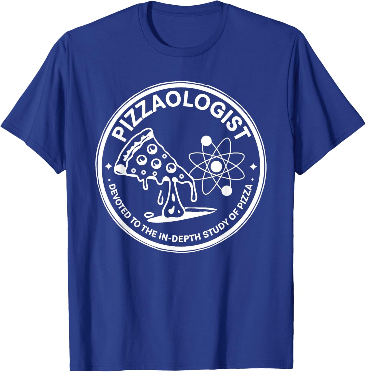 Pizzaologist study of pizza funny Food Lover Pizza Baker T-Shirt - T-Shirt | Royal