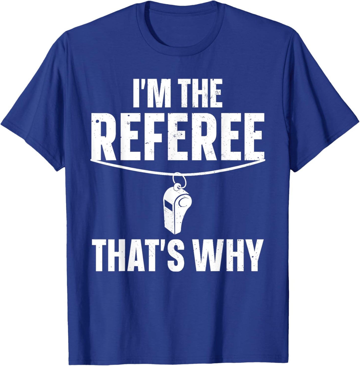 Funny Referee Design Women Sports Ref Gag Referee T-Shirt - T-Shirt | Royal