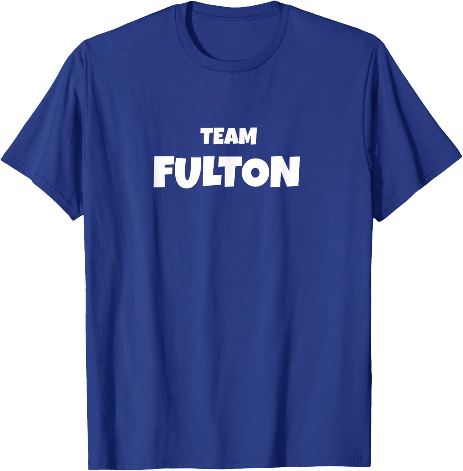Fulton Surname Family Birthday T-Shirt - T-Shirt | Royal