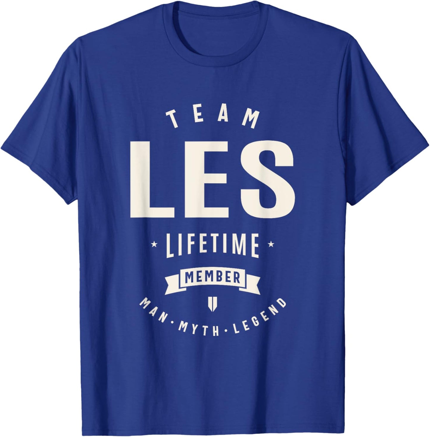 Team Les Lifetime Member Funny Name Les T-Shirt - T-Shirt | Royal